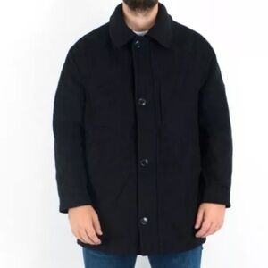 RALPH LAUREN Cashmere Wool Car Coat Jacket 50R Mens Italian Fabric